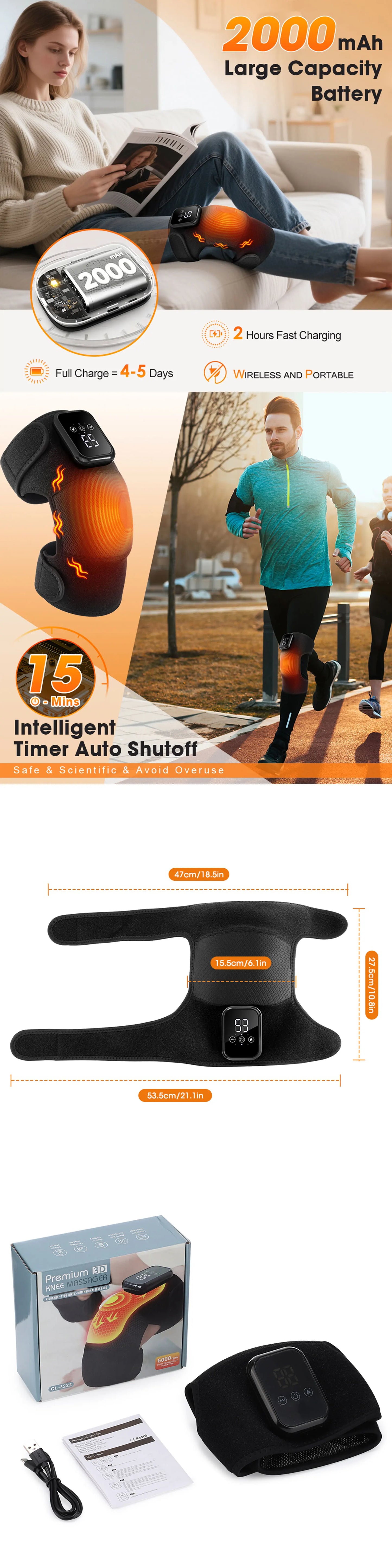 3-in-1 Heated Joint Massager