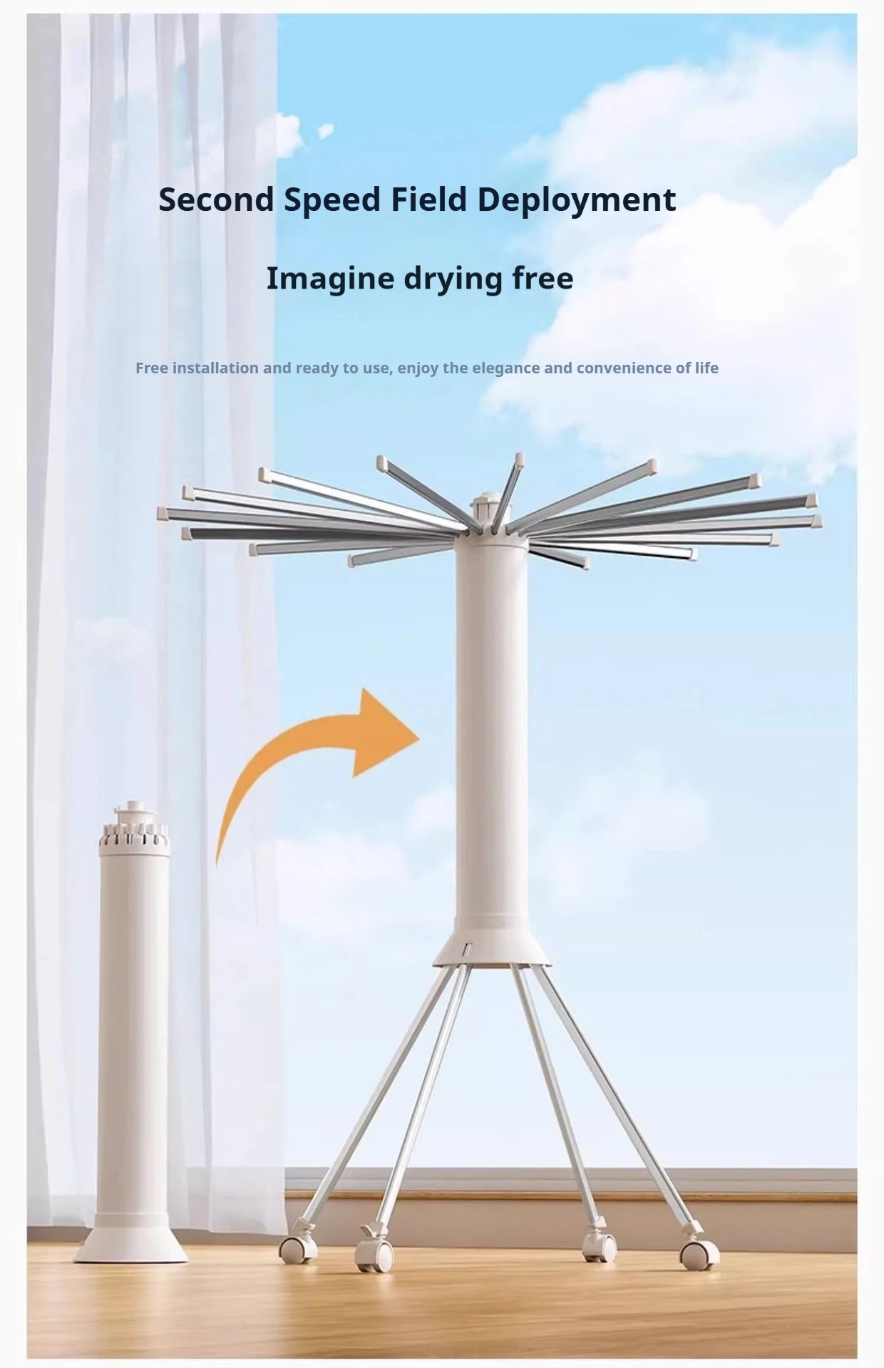 Foldable Octopus Drying Rack