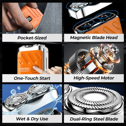 Magnetic-Head Mini Shaver